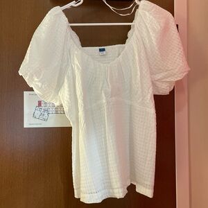 Puff sleeve top